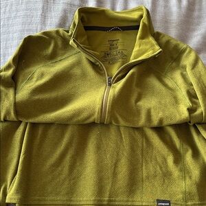 Patagonia Men's Olive Zip-Up Sweater